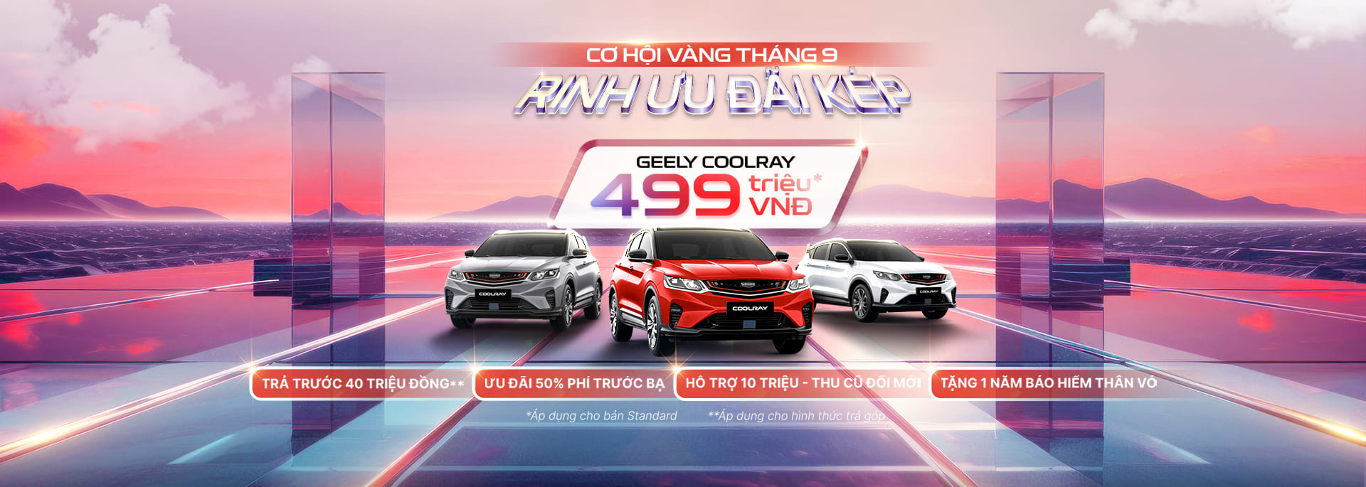Rinh ưu đãi khi mua xe Geely