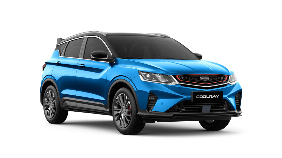 Geely Coolray màu xanh là lựa chọn phù hợp cho người mệnh Thủy