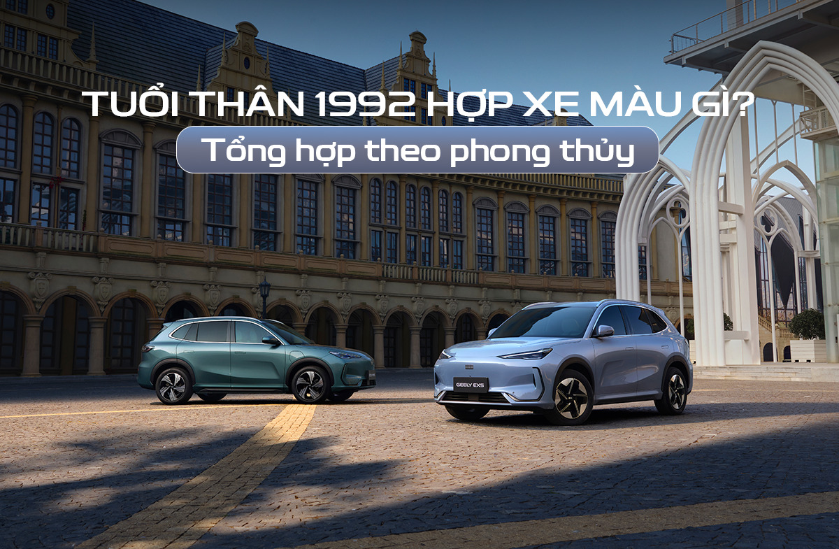 tuổi Thân 1992 hợp xe màu gì